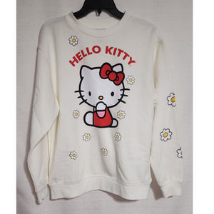 hello kitty and flower sweatshirt women medium